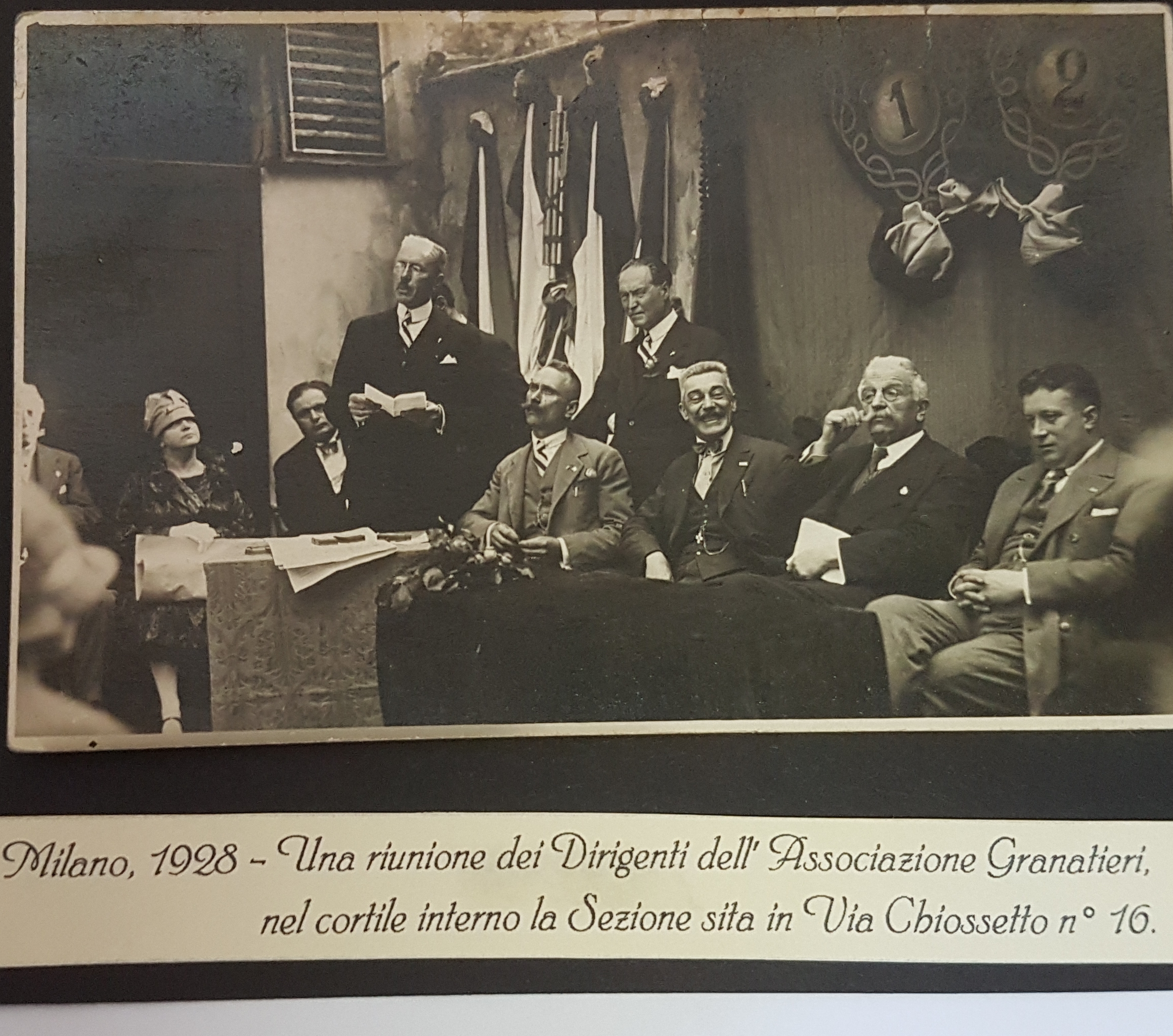 1928 - riunione dirigenti Associazione in Milano