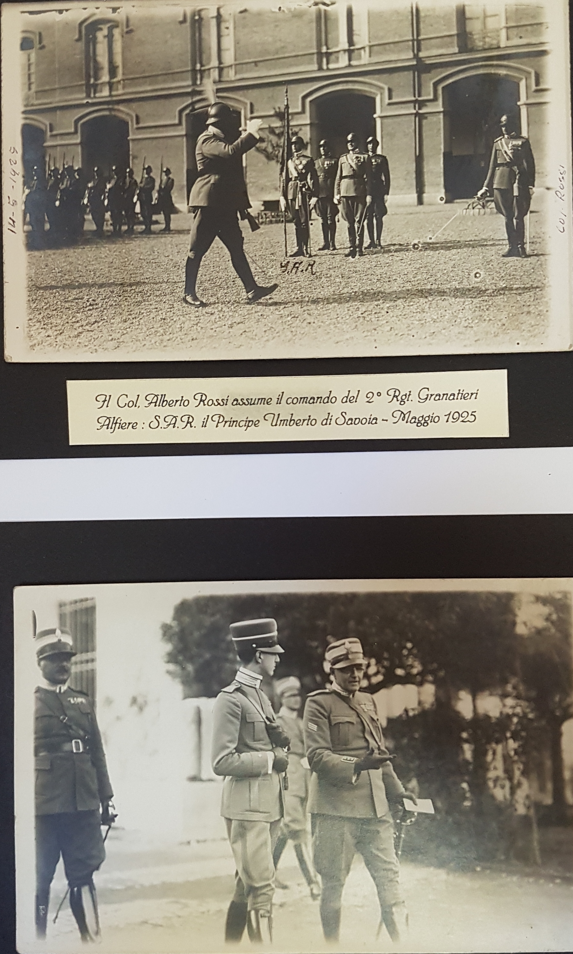 Maggio 1925 assunzione comando 2° rgt - Col Alberto Rossi