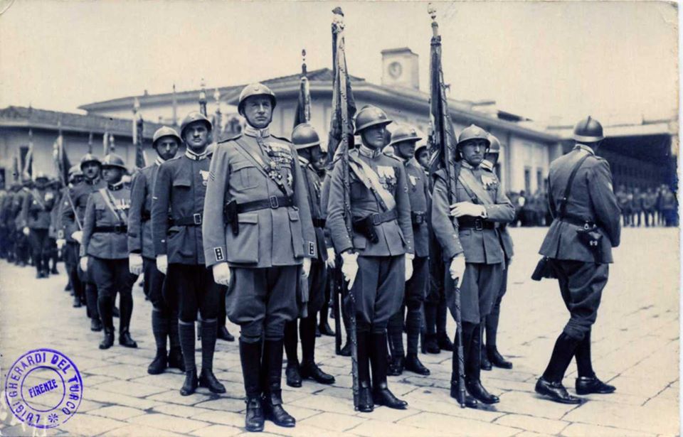 cerimonia funebre del Gen. Giuseppe Pennella in Firenze nel 1925