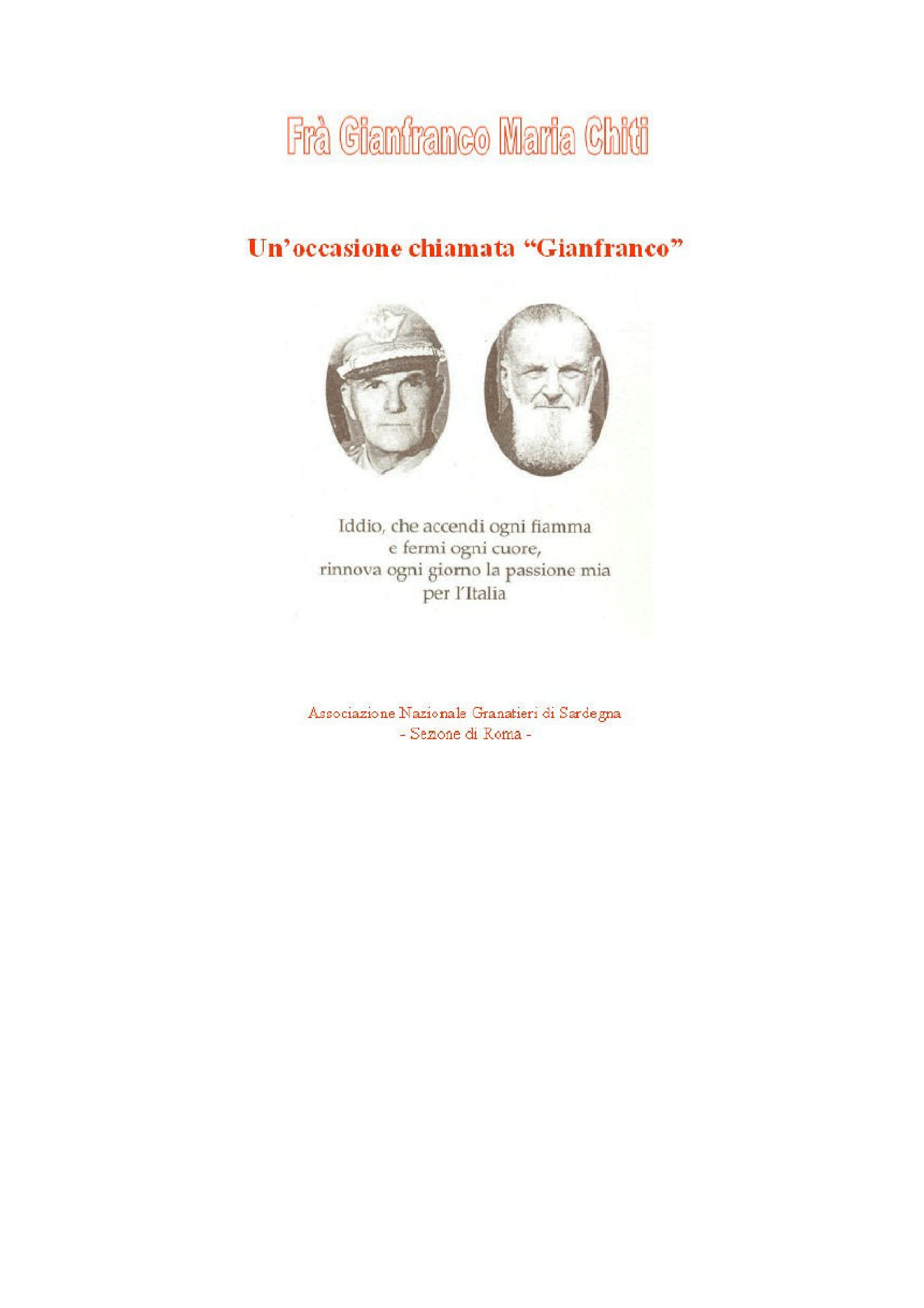  Un occasione chiamata Gianfranco