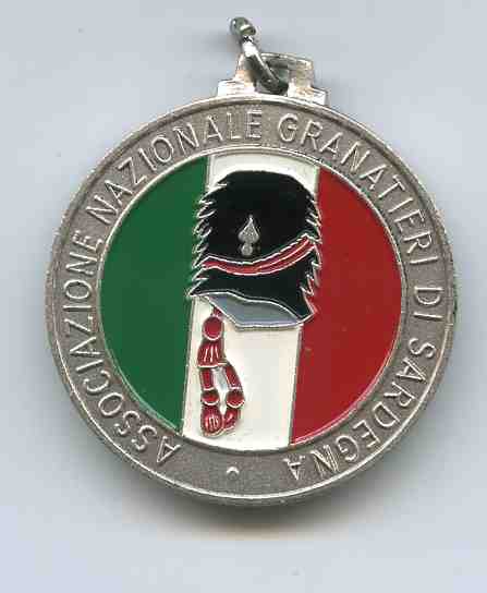 Medaglia (fronte) del ventiquattresimo raduno dei Granatieri di Sardegna 4 -5 ott. 1991 - Treviso 