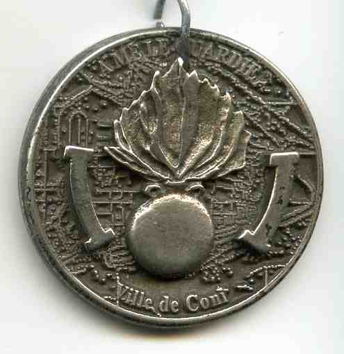  Medaglia (fronte) del ventottoesimo raduno dei Granatieri di Sardegna 12 -13 ott. 2002 - Cuneo 