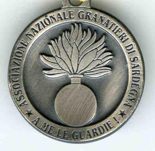 Medaglia (retro) del trentesimo raduno dei Granatieri di Sardegna 17 - 19 apr. 2009- Torino