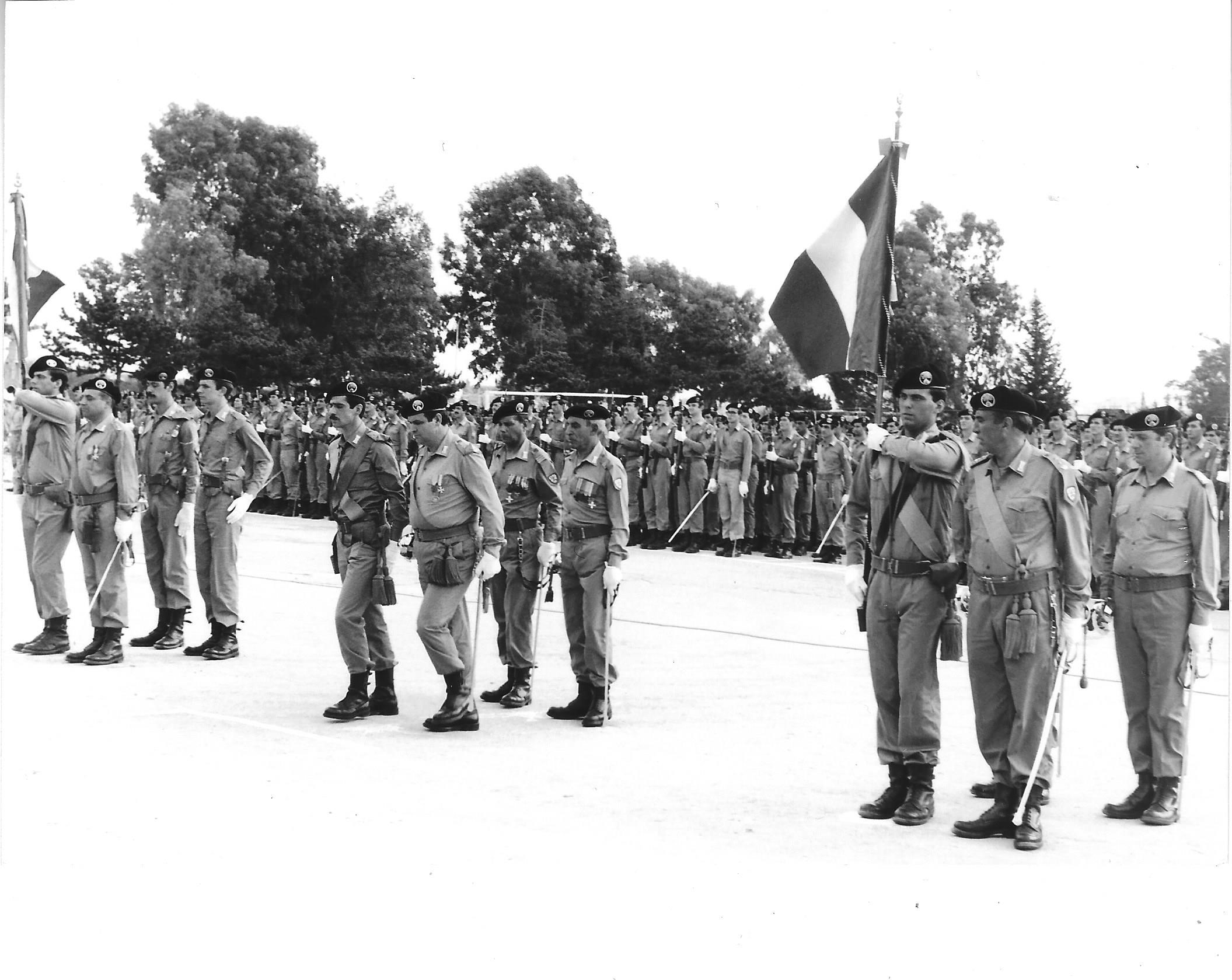  Bandiere di Guerra del 1 ° e 2° Reggimento Granatieri di Sardegna al rientro nei ranghi 